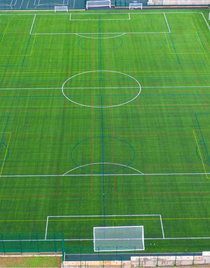 artificial pitch build