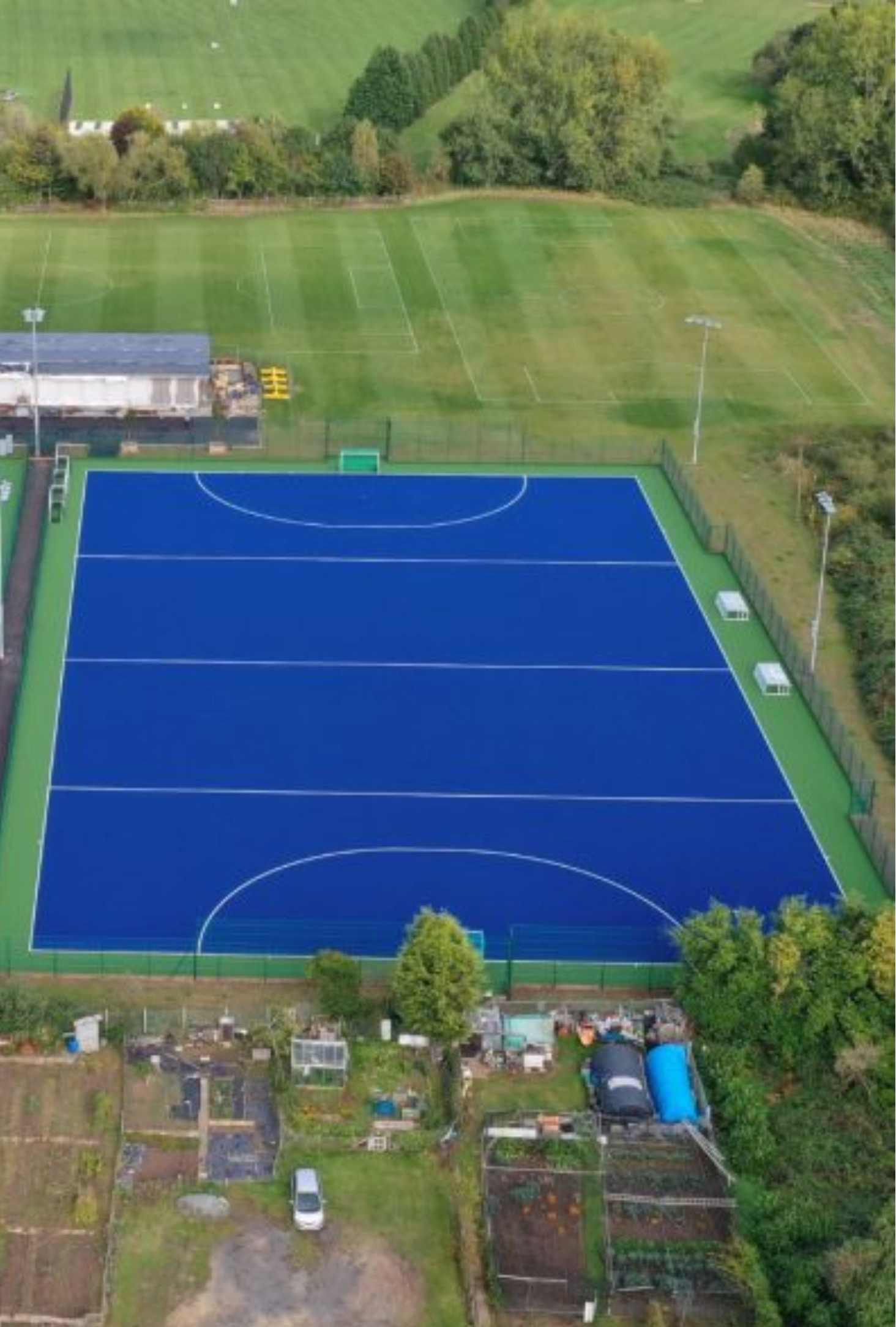 hockey field construction