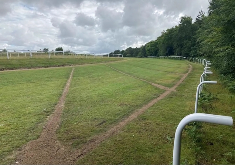 horse menege construction site