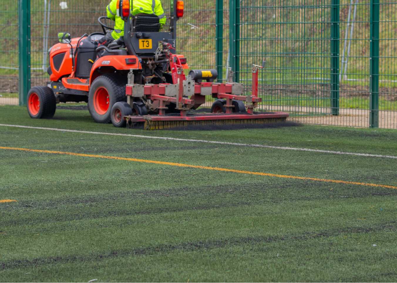 sand brushing on 3g pitch