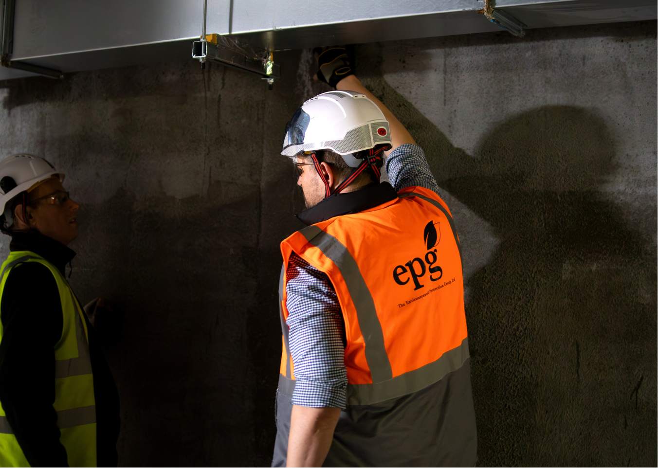 basement check of waterproofing site