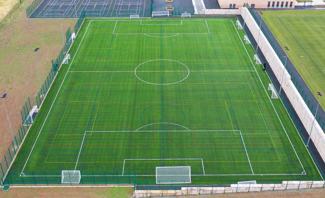 4g pitch oakley grove school build